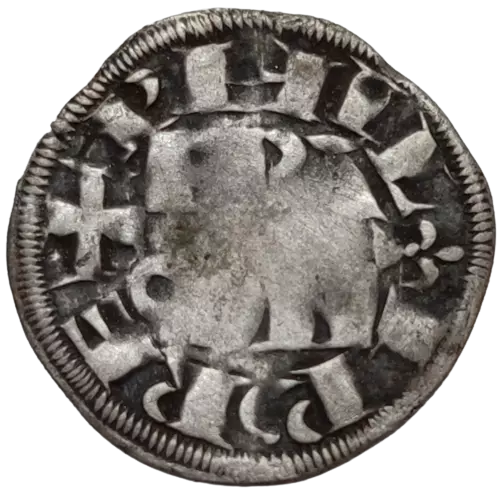 Philippe II, denier parisis, 1er type Arras - 22391