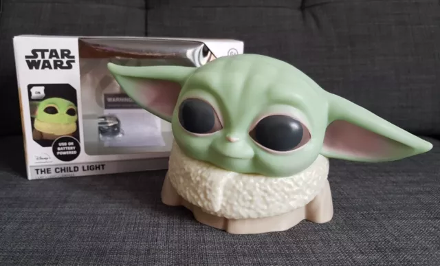 Baby Yoda Light - Star Wars Lamp - Battery Or Usb - Desktop - The Mandalorian