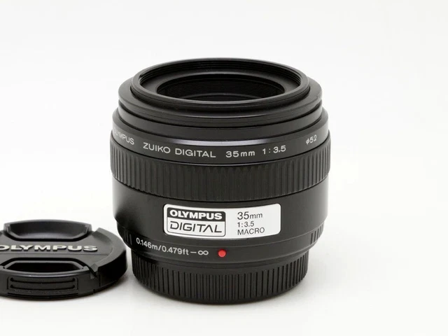 Olympus Zuiko Digital 35mm F3.5 Macro Prime Objectif 4/3 Excellent De Japon F/