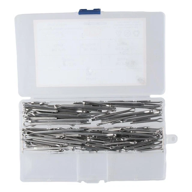 2 M4 6 Größen Sortiment Kit Clip-Schlüssel befestigung Cotter Pin Geteilter Pin