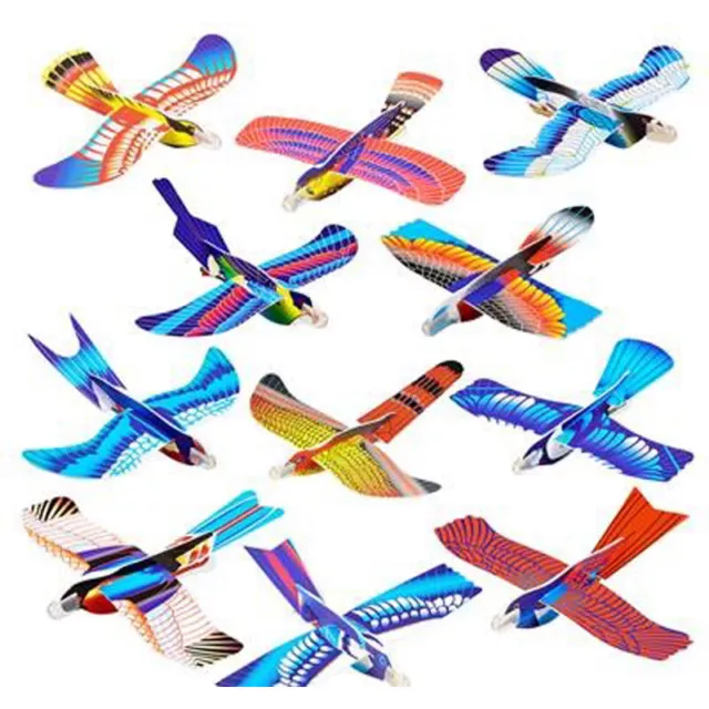 4 Dozen - 7" Bird Glider Favor Party Gift Bag Fillers Prize Prizes Assortment