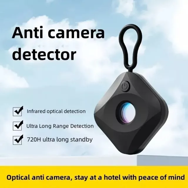 Hidden Camera Detector Portable Lens Detect Gadget Anti-Peeping Security