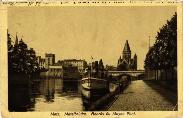 CPA AK METZ center bridge. Medium Bridge Boards (454698)