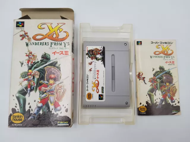 Ys III : Wanderers From Ys Super Famicom Nintendo SFC SNES Complet Boxed