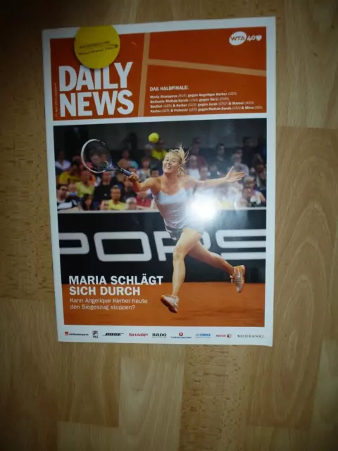 Porsche Tennis Grand Prix, Daily News 27.04.2013