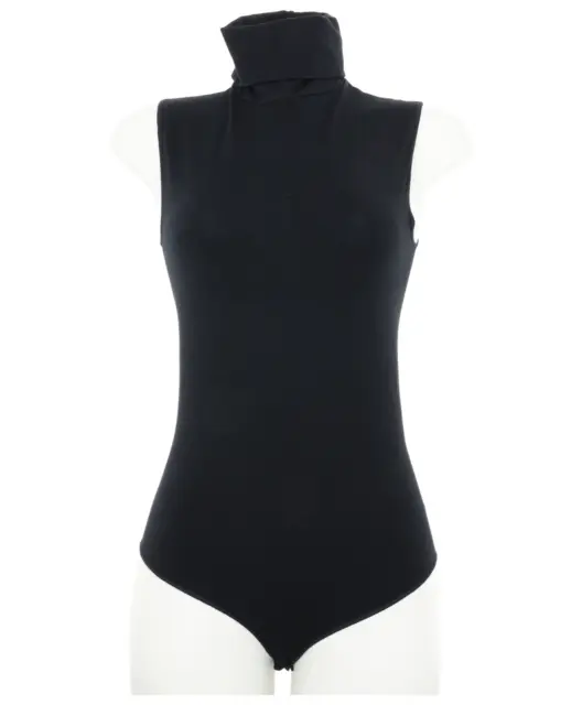 WOLFORD VISCOSE STRING Body, Black Roll Neck Sleeveless Luxury String  Bodysuit £99,999.99 - PicClick UK