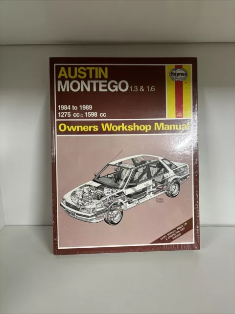 Austin Rover Montego 1984 1994 Haynes Owners Workshop Manual classic car New B26