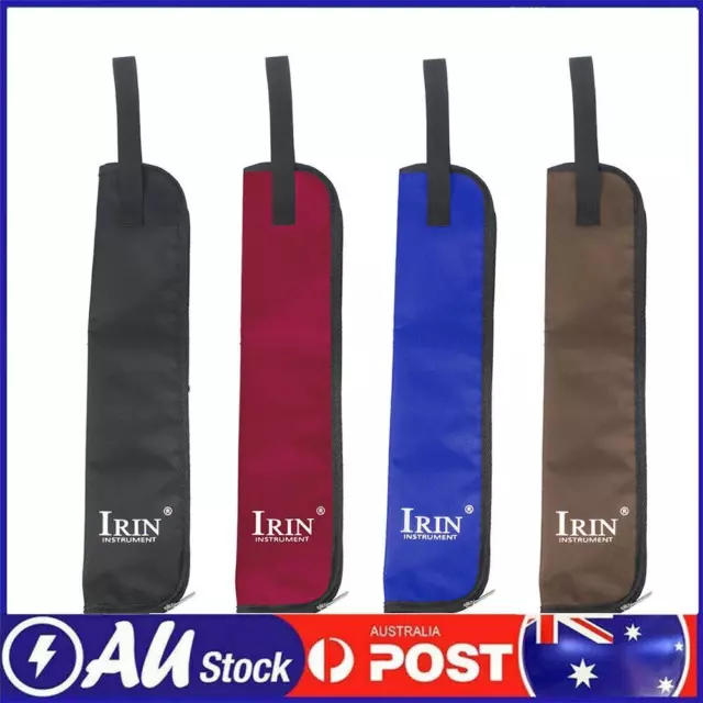 IRIN Portable Drum Stick Holder Pouch Oxford Cloth Waterproof Drumsticks Storage
