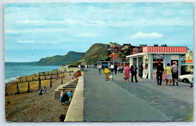 Postcard Bridport Dorset Old Promenade West Bay