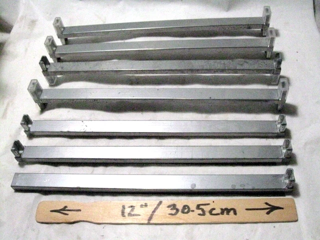 Lot of 7    13 7/8" Long CLASSIC ELFA SHELF BRACKETS some w/ grabcro on 1 side