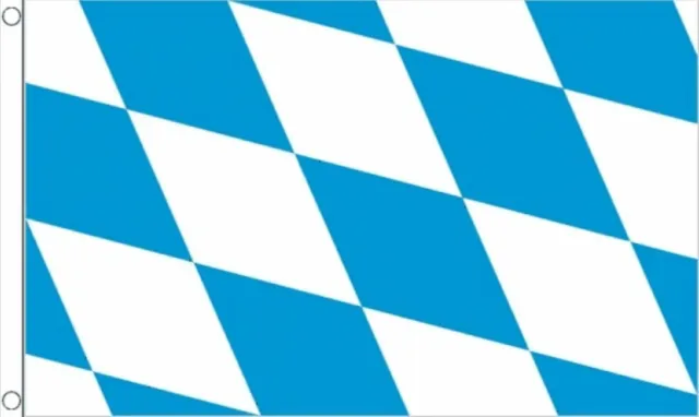 BAVARIA 5X3 FEET FLAG Polyester Bavarian GERMAN GERMANY MUNICH MUNCHEN NUREMBERG