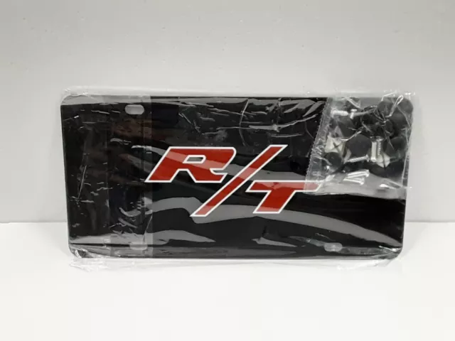 R/T License Plate Tag with Screws/Rivets/Caps