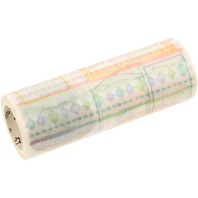 Cuaderno de límite de cinta washi hecha a mano y papel cinta adhesiva de papel