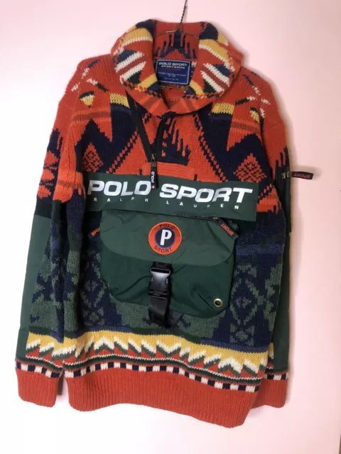 Limited Polo Ralph Lauren Sportsman  Aztec Knit  Collectible