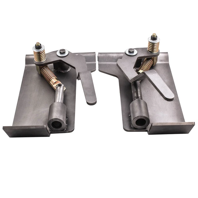 2 Pcs Universal Weld-On Skid Steer Quick Attach Conversion Adapter Quick Tach