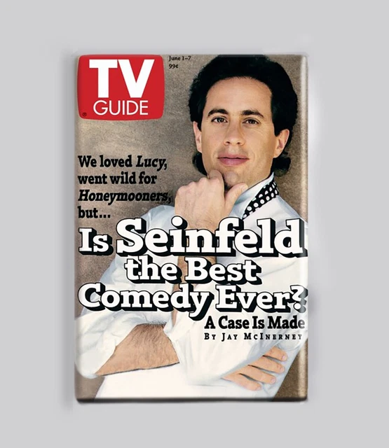 SEINFELD - BEST EVER / TV GUIDE - 2"x3" POSTER MAGNET (retro 90s show vintage) SEINFELD - BEST EVER / TV GUIDE - 2"x3" POSTER MAGNET (retro 90s show vintage)