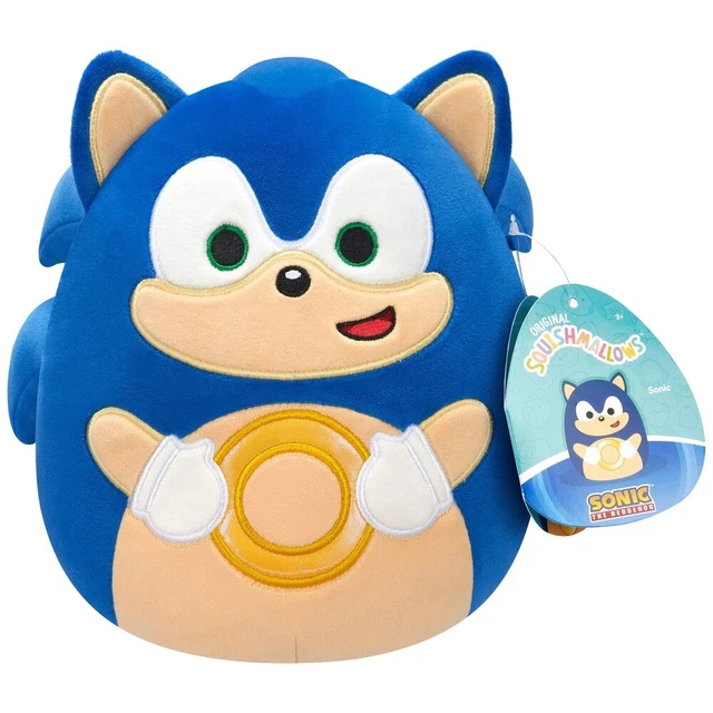 Squishmallows 20 Cm Sonic The Hedgehog – Offizieller Plüsch, Superweich Und Quetschbar