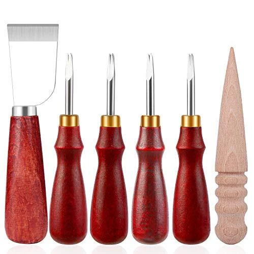 Leder Handwerk Werkzeuge Set-Leder Schneidemesser mit 4 Größen Leder Kanten S
