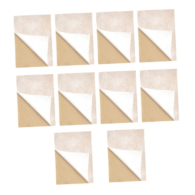 Papier à Broder Soluble Dans L'eau – Lot De 4 Feuilles Avec 34 Motifs | Pour Couture à La Main, DIY, Personnalisation Textile