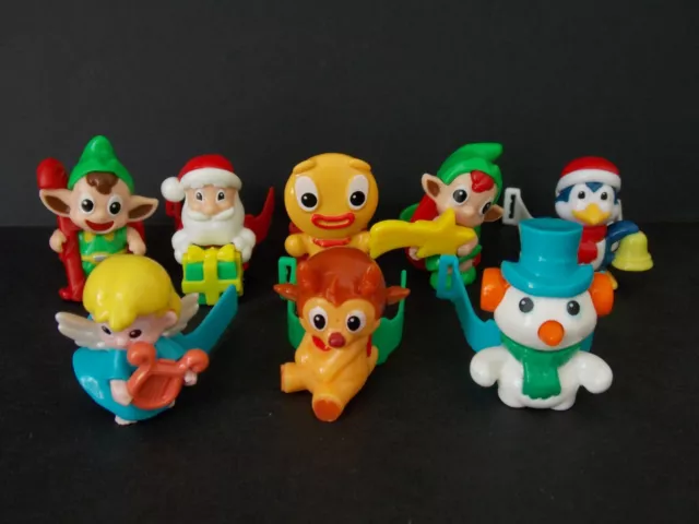 Lot Série Complète 8 kinder Décoration de Noël SD France 2016 + 8 BPZ @