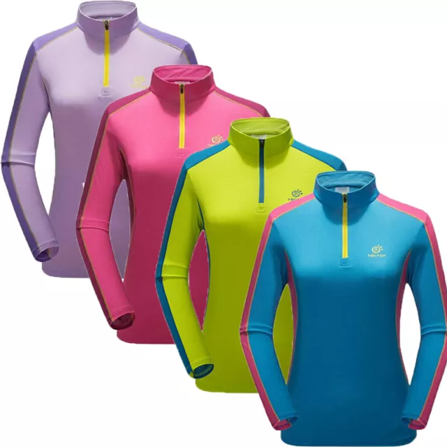 T-shirt Trekking Women Hiking Shirts Outdoor Clothing Women Blouse Uv Breathable