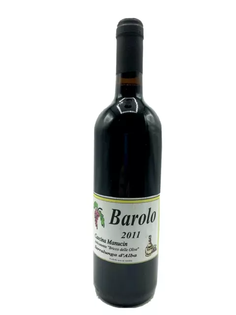 Barolo Docg 2011 Cascina Manucin 'Bricco delle Olive' Vino Rosso 72cl 14%