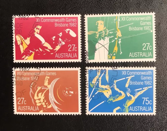 Australia Stamps 1982 Commonwealth Games Brisbane SG859-62 S1165