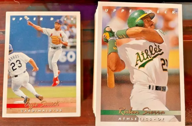 1993 Upper Deck Baseball Cards (#301-837 + Inserts) U Pick! 25 Cent Shipping!