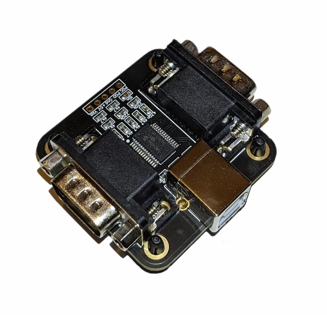 Nouveau Mini 2x Amiga C64 DB9 Joy Joystick vers émulateur PC adaptateur USB...