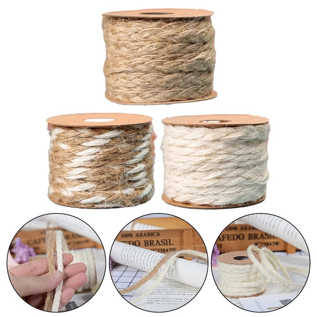 Roll Jute Seil Hochzeitsaktivitäten Wohnkultur Jute Partydekor 0,5 Cmx5m