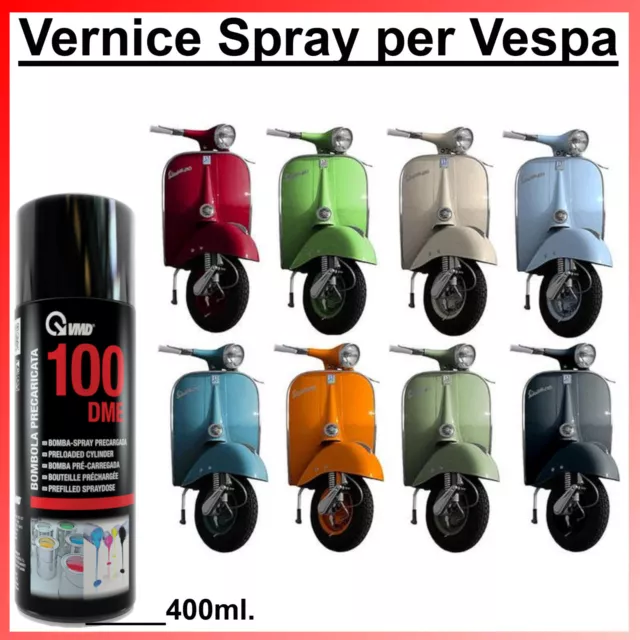Vernice Spray per Vespa Piaggio Bomboletta Ritocco Carrozzeria Auto Moto