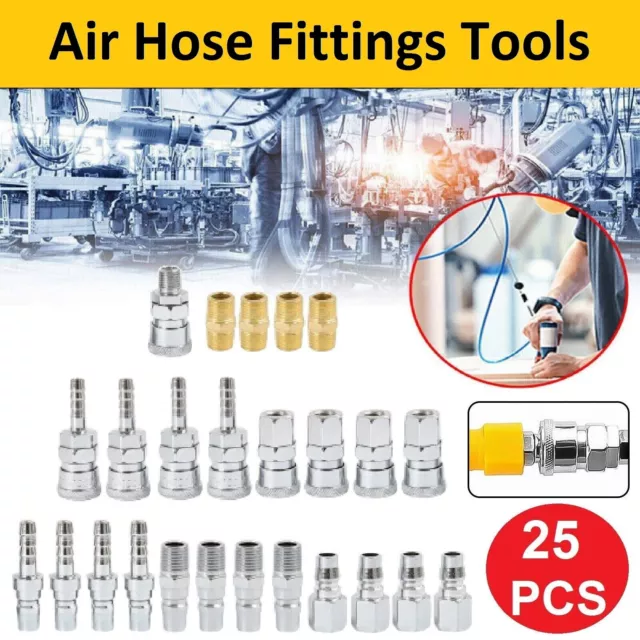 Air Hose Fittings Nitto Type Male Female Barb Coupler Compressor Air Kit Tools