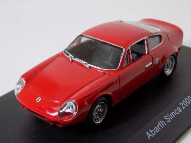 Modèle Réduit SIMCA 1000 ABARTH 1150S 1963 - Échelle 1/43 - Occasion - Collection IXO