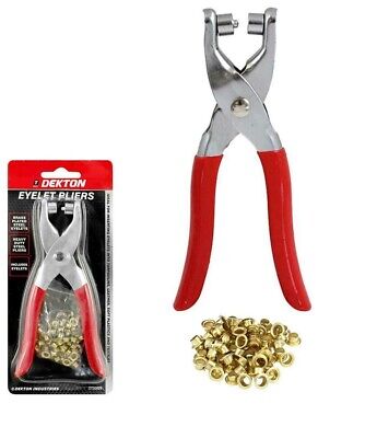 2Pc in Pelle Punch & occhielli pinza 6 dimensione ruota Tela Tessuto Strumento Foro 