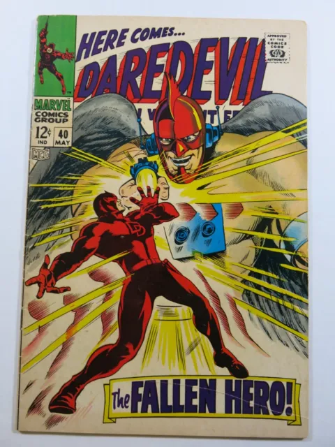 DAREDEVIL #40 (1968) EXTERMINATOR & UNHOLY THREE Appearance