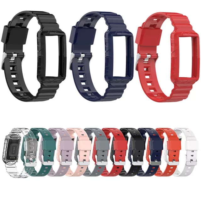 For Fitbit Charge 5/4/3/3SE Watch Strap Replacement Silicone Wrist Band Strap