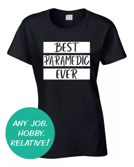 Best Ever Custom Women's T-Shirt Finest Any Job Hobby Relative Work Gift Family