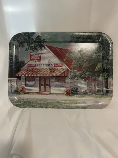 Coca Cola "The Old Country Store" Tray by Jim Harrison 2001 Coke 17½ x 13", 