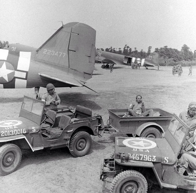 US WW2 JEEP Dday 9th AAF Utah Omaha 4th 29th 1st Normandie Ford Dodge ...