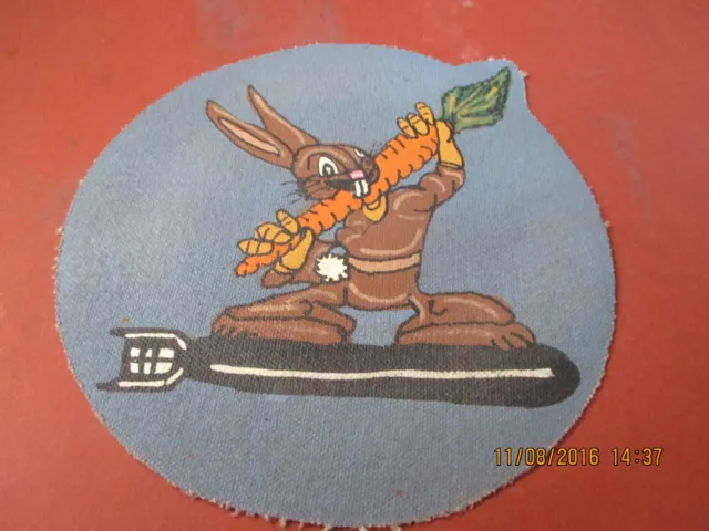 Wwii Usn Disney Rabbit Vt-6/7 Torpedo Squadron  Jacket  Patch