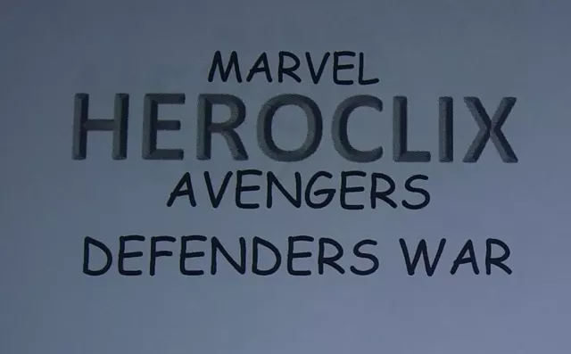 HEROCLIX AVENGERS DEFENDERS WAR Punisher 009 & 030 LOT X 2 (Marvel Knights)