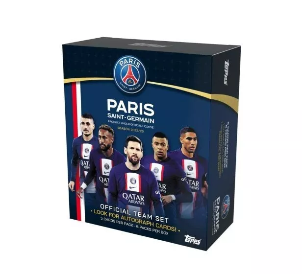 Topps PSG Paris Saint-Germain Team Set 2023 - Sealed Box