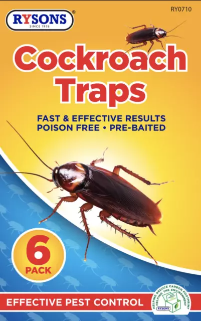 Cockroach Traps Killer Glue Trap Crawling Insect Pest Control Pre Baited