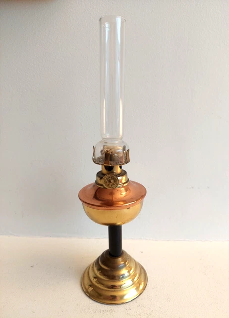 Lampe à Pétrole En Verre Ciselé - Transparent - Décoration Vintage - À L'ancienne