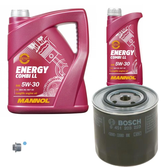 Komplettes Ölwechsel Set - MANNOL 5W-30 Mit MANN Filter