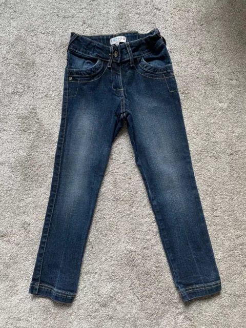 Indigo Collection Marks And Spencer Girls Blue Jeans Age 5-6 Years