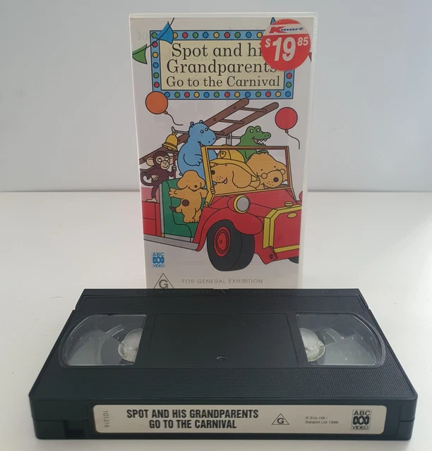 DISNEY PRESENTS SPOT And His Grandparents Go To The Carnival VHS 1997 