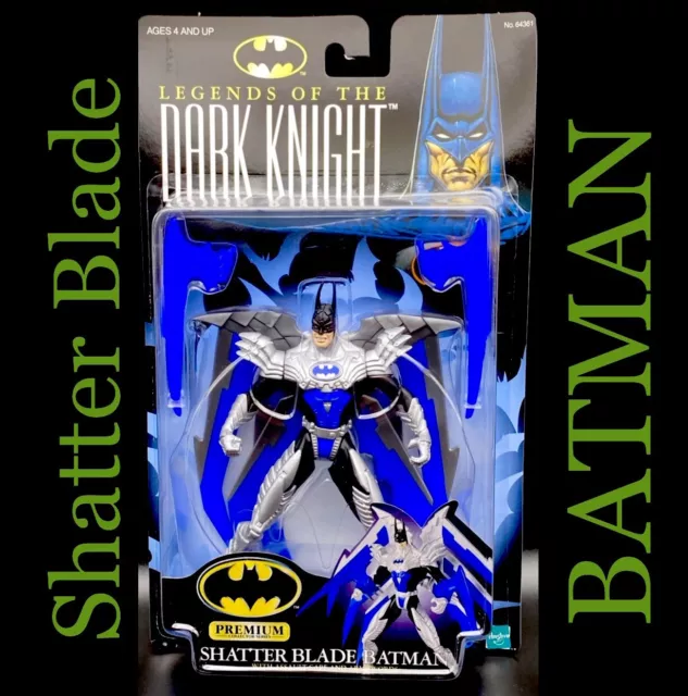 Batman Legends of the Dark Knight Shatter Blade Batman Action Figure Hasbro1998