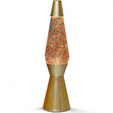 Lampada Lava 36 cm GOLDEN GLITTER