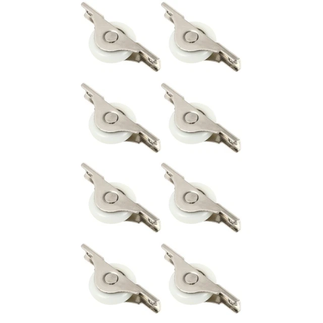 Coshar Rullo Guida Per Cancello Scorrevole Da 4,1 Cm, Supporto Per Cancelli Scorrevoli In Nylon, Rulli Di Ricambio Con Cuscinetti A Sfera Laterali, Confezione Da 4 - Foto 14